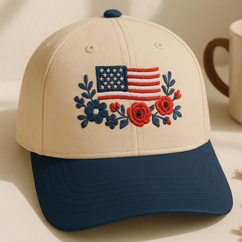Floral USA Patriotic