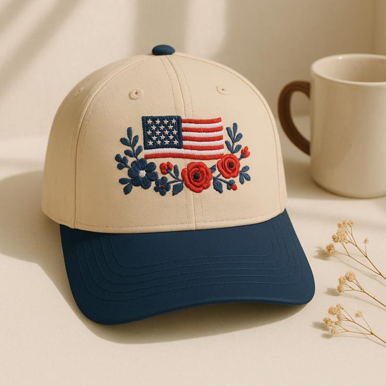 Floral USA Patriotic